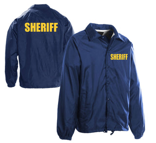 NAVY BLUE WINDBREAKER WITH SHERIFF I.D