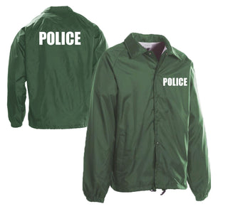 GREEN WINDBREAKER WITH I.D.